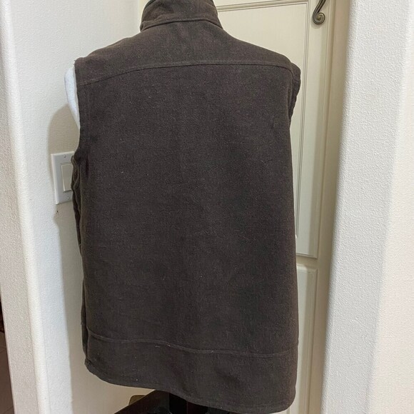 L.L.Bean Brown Wool Blend Vest for Men Size Large - Picture 5 of 10